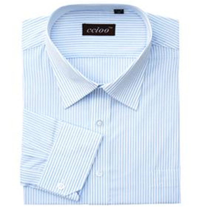 高支棉短袖男襯衫